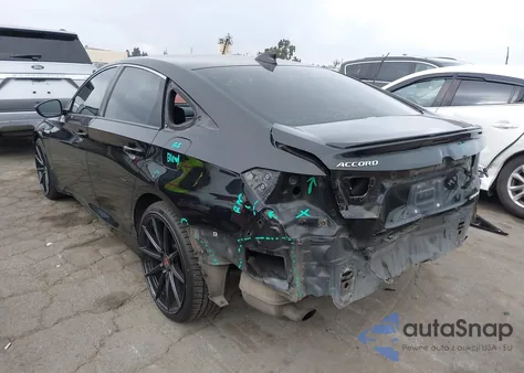 2019 Honda Accord Sport from USA, damaged, VIN 1HGCV1F34KA158894